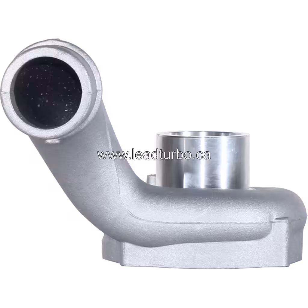 5304-101-5109 compressor housing front view with curved outlet