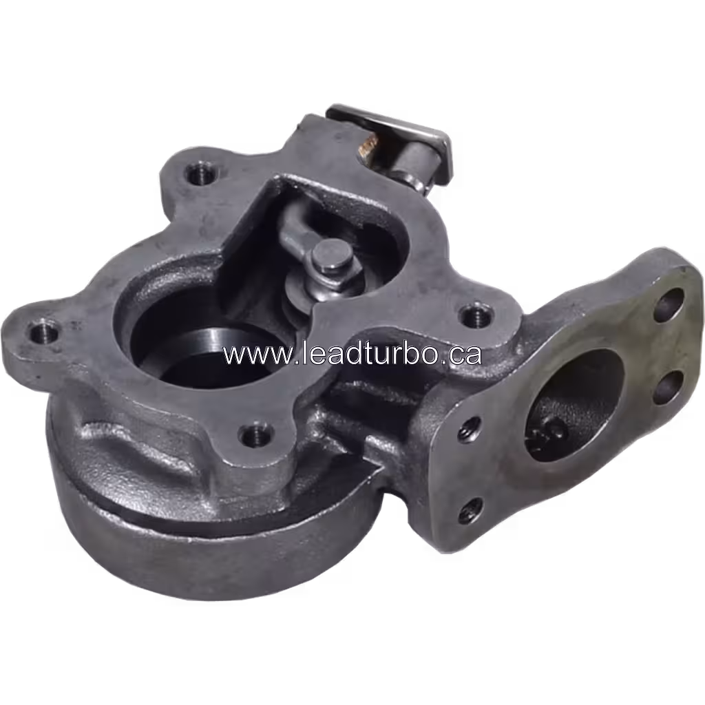 KP35-1574CBC 240 82 turbine housing top view showing internal actuator