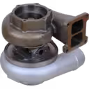 6502-52-5010 turbocharger bottom view with central bearing housing and oil ports