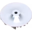 Bottom view of FOR 812971-0002 CW compressor wheel backplate