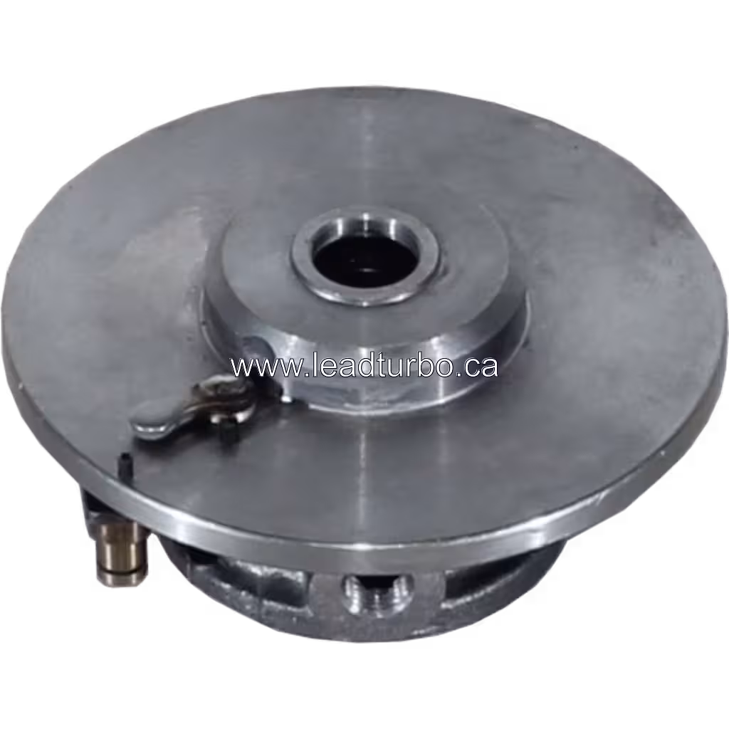 Vue de dessus du bearing housing montrant le perçage central