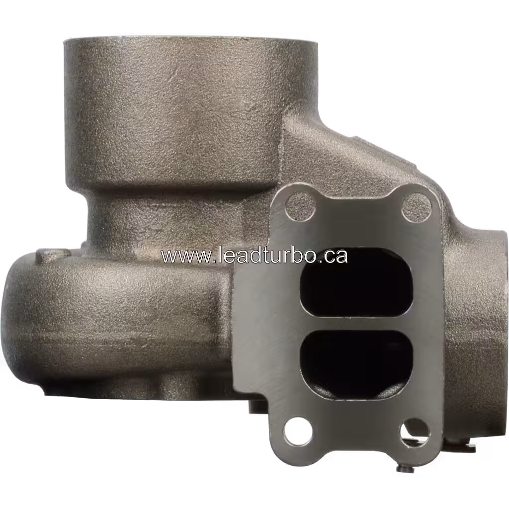 Carcasse turbine 171181 S2EGL-112 en fonte grise avec bride d'échappement à deux ports