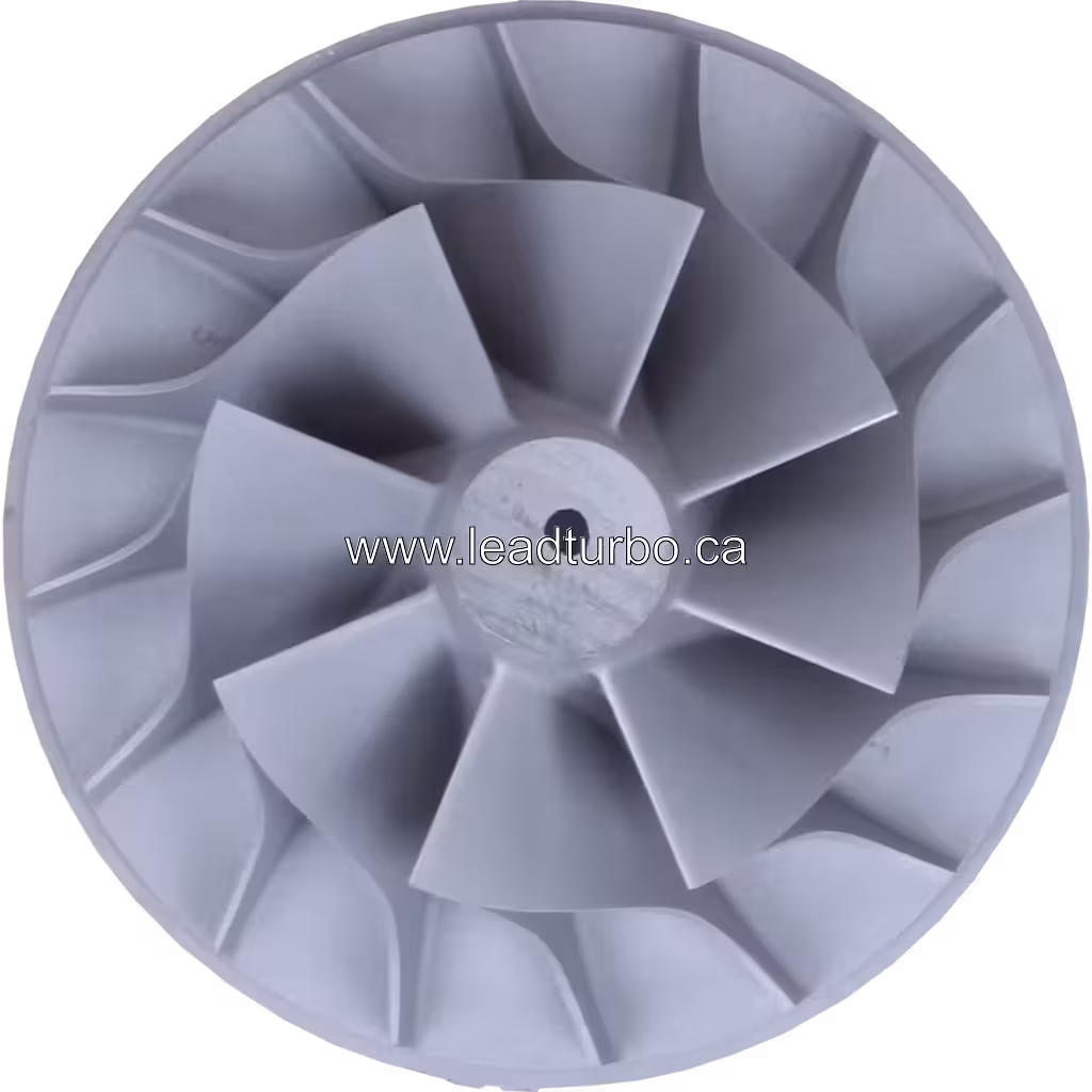 Aftermarket compressor wheel for turbocharger rebuild