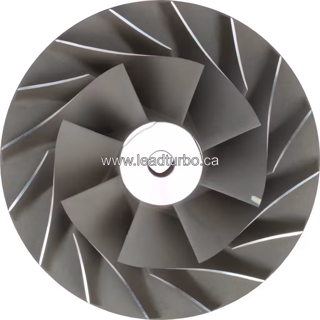 Compressor Wheel for Cummins Q19-P14 Turbocharger Replacement top view