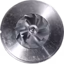 Vue avant du core de turbocompresseur 49178-09610 TD05H-12B avec roue turbine et compresseur