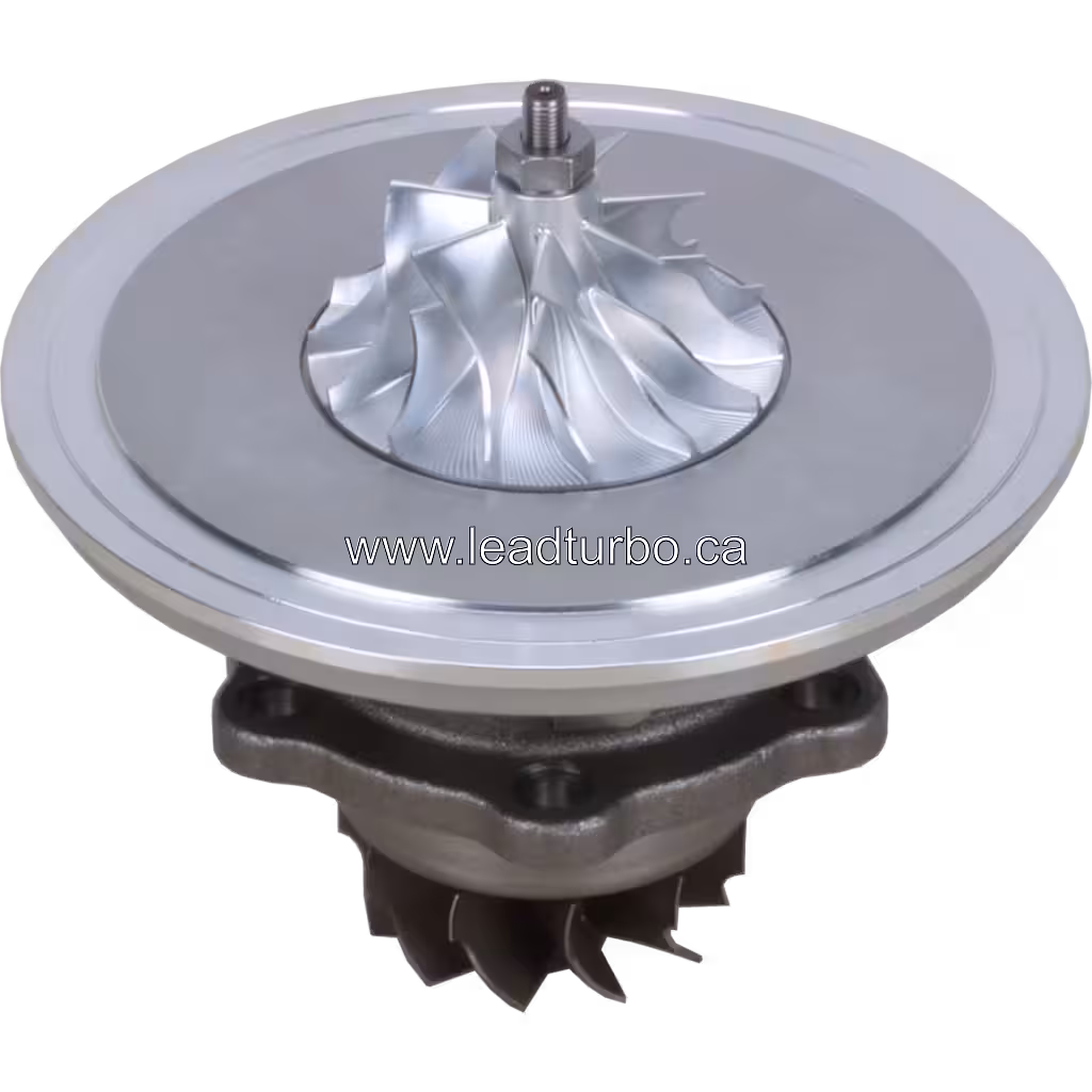 Core de turbocompresseur HINO E13C-TN vue supérieure à 45 degrés