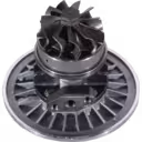 Vue inférieure du core 408105-0310 montrant la roue turbine et les ailettes de refroidissement