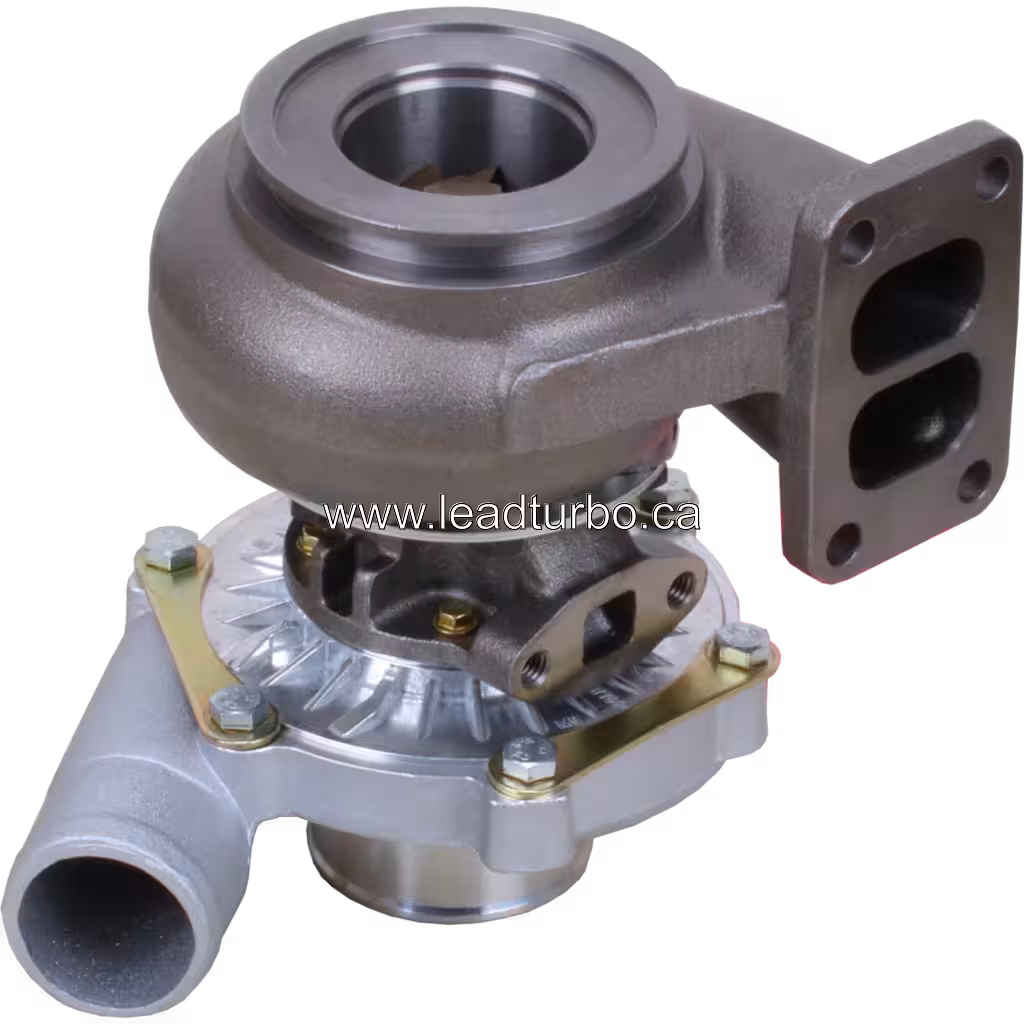 E2NN6K682BC TO4B09 Turbocharger Replacement for Ford TW25 Perkins 401DT bottom 45 degree view