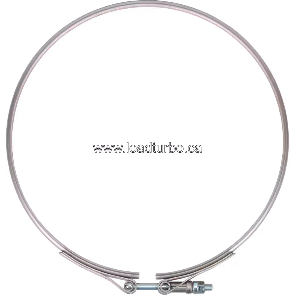 Aftermarket V-band clamp for HX80 turbo