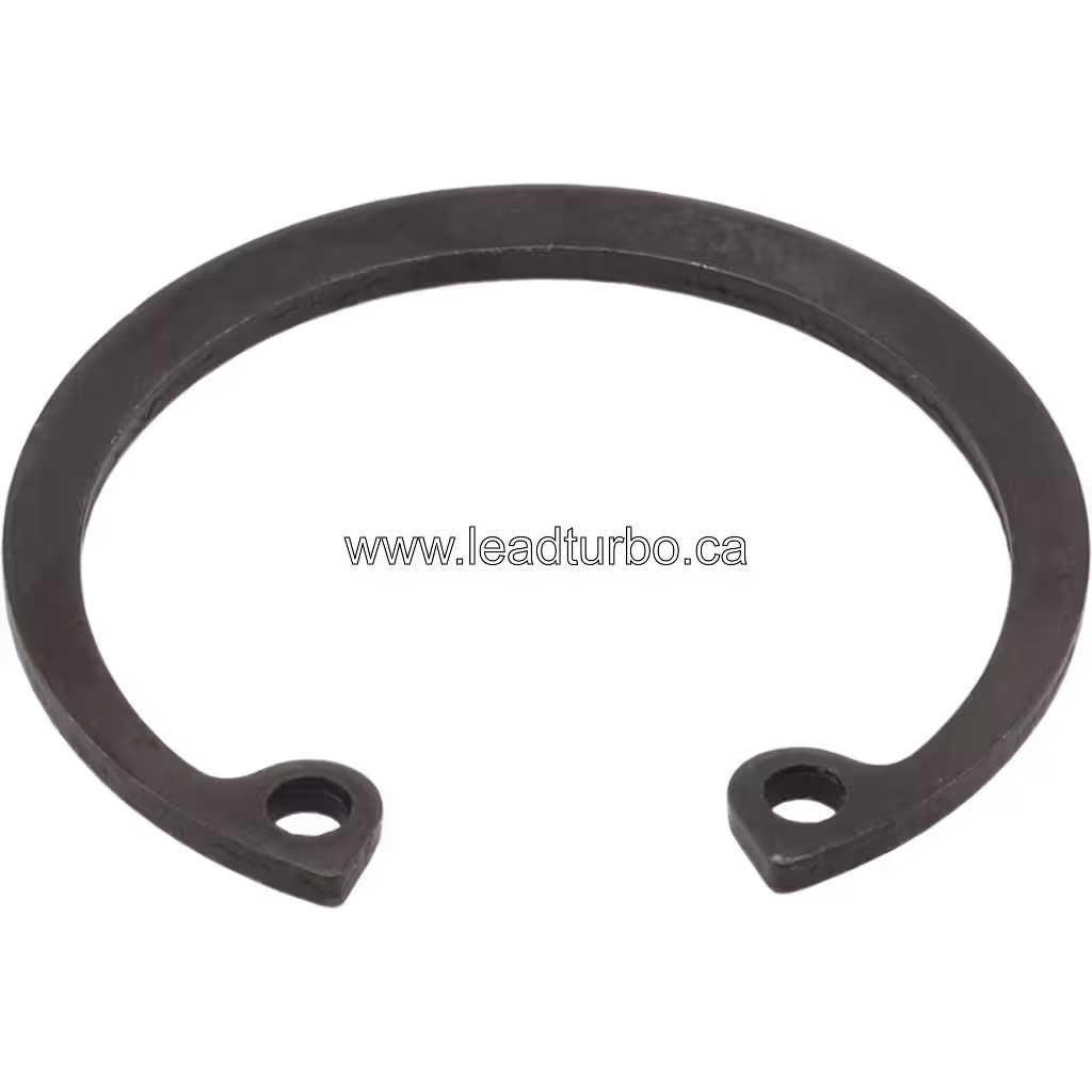Side profile view of HX83 turbocharger retaining ring