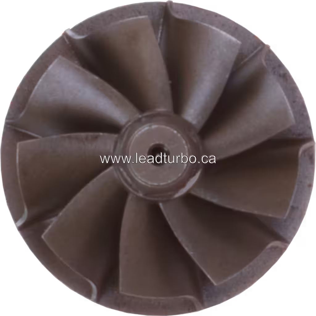 Top view of J96 turbine wheel blades for 14411-3XN2A TW