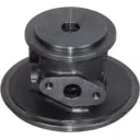 Vue de face du bearing housing J96 avec brides métalliques et support de montage