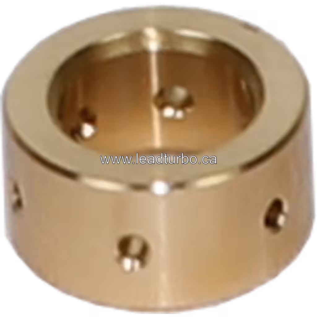 Palier de journal 199910 S4DS006, pièce cylindrique métallique dorée