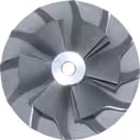 Roue de compresseur CAT 3116 avec aubes radiales et moyeu central