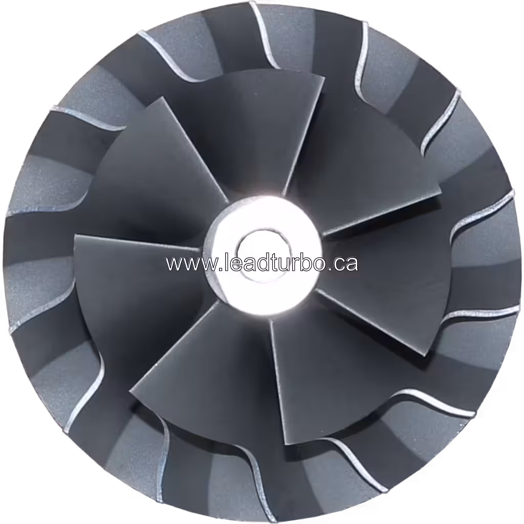 Détail de la roue de compresseur turbo FOR 0R7978 CW