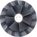Détail de la roue de compresseur turbo FOR 0R7978 CW