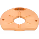 Roulement à billes de poussée FOR 5321612 TB vue en angle inférieur