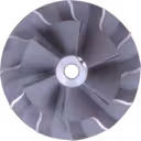 Back view of Deutz industrial engine compressor wheel, 04258199KZ CW