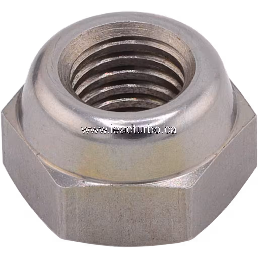Hexagonal shaft nut with internal threads