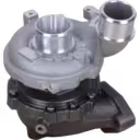 Front view of aftermarket turbocharger replacement for Hyundai Santa Fe