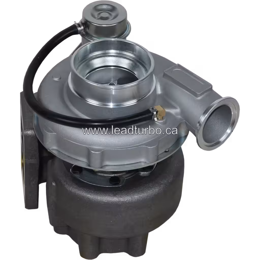 Turbochargeur Iveco Cursor 13 avec actionneur doré et flexible noir