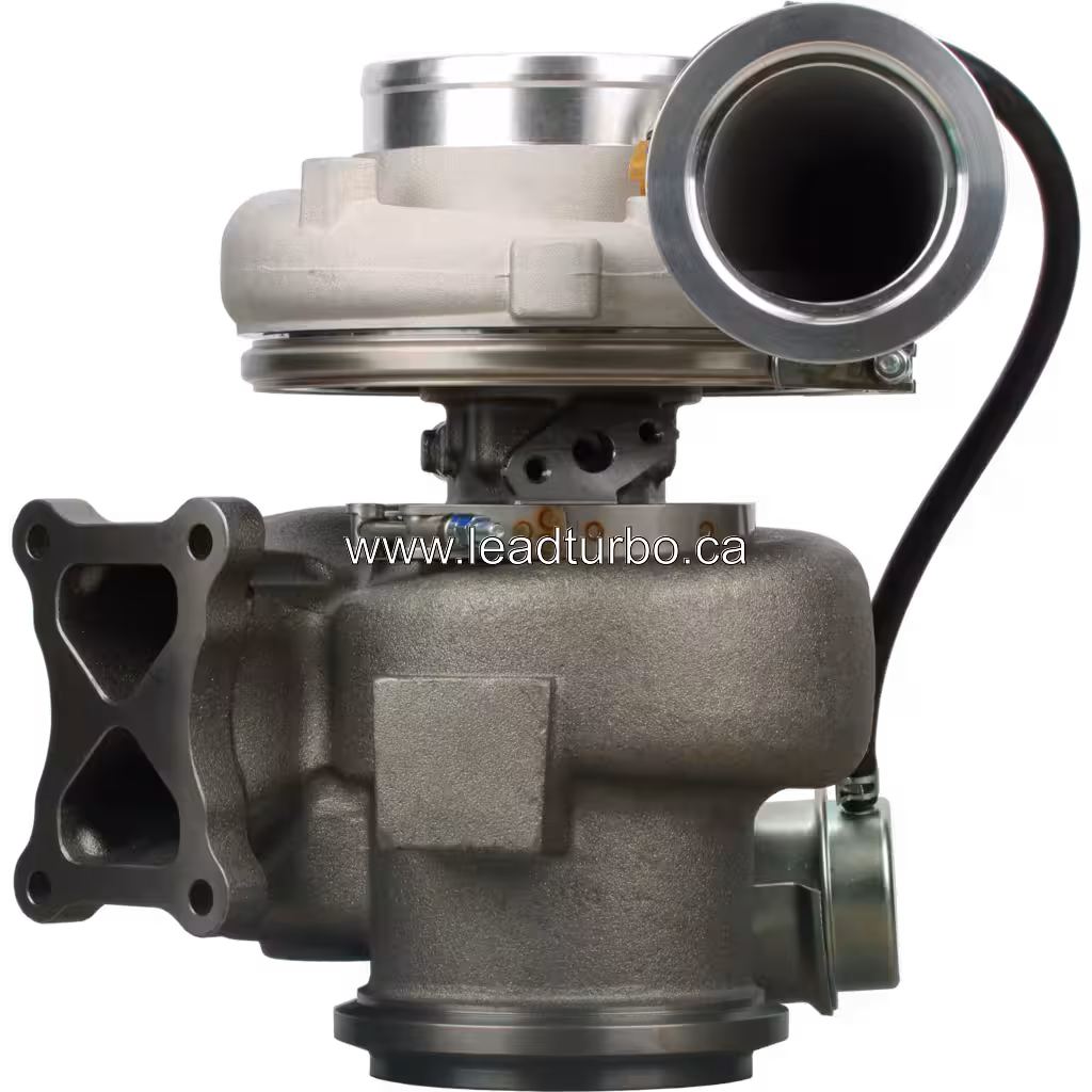 Turbocompresseur 247-2956 avec carter turbine en fonte et bride à quatre trous