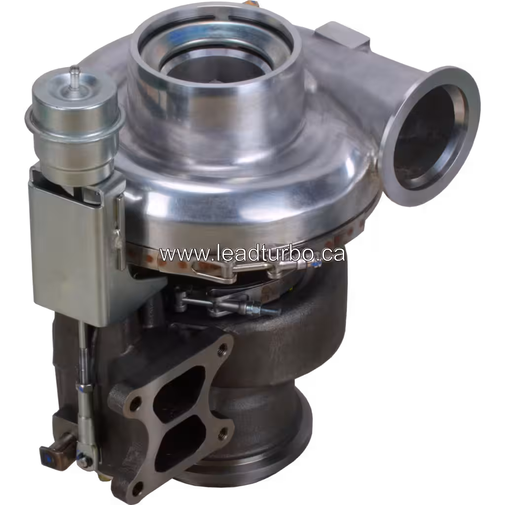 Vue latérale du turbocompresseur 5324943 montrant l'actionneur de géométrie variable