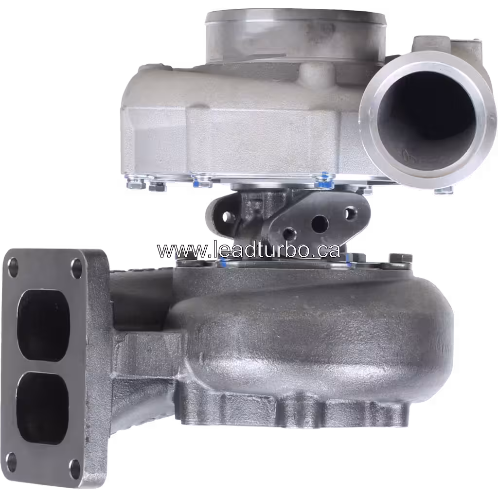 Turbocompresseur 61560113227 J90S-02 vue avant avec carter compresseur argenté