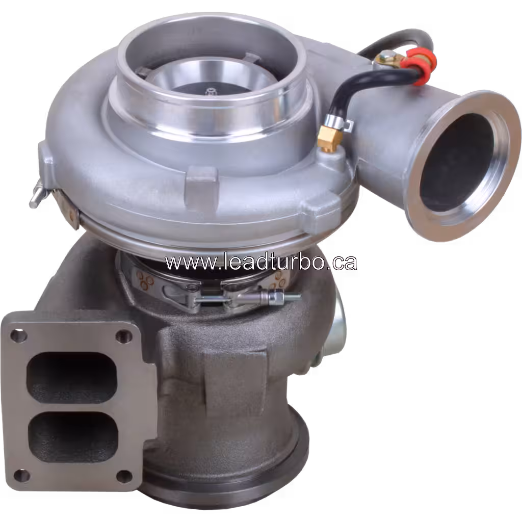 Turbocompresseur 714508-5 avec actionneur doré et flexible pneumatique noir