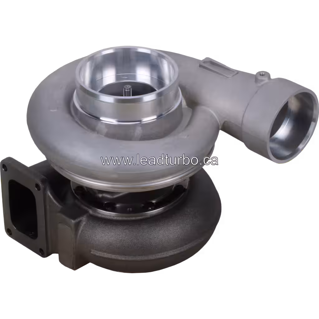 Vue latérale du turbocompresseur de remplacement 3801847