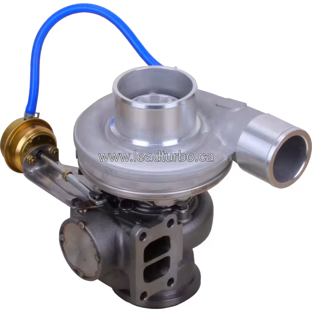 Vue latérale du turbo pour bulldozer Caterpillar D6T