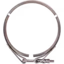 Composant de couplage V-band de turbocompresseur avec finition métallique