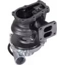 Two-port exhaust flange on VA240085 turbocharger for Nissan FE69 application