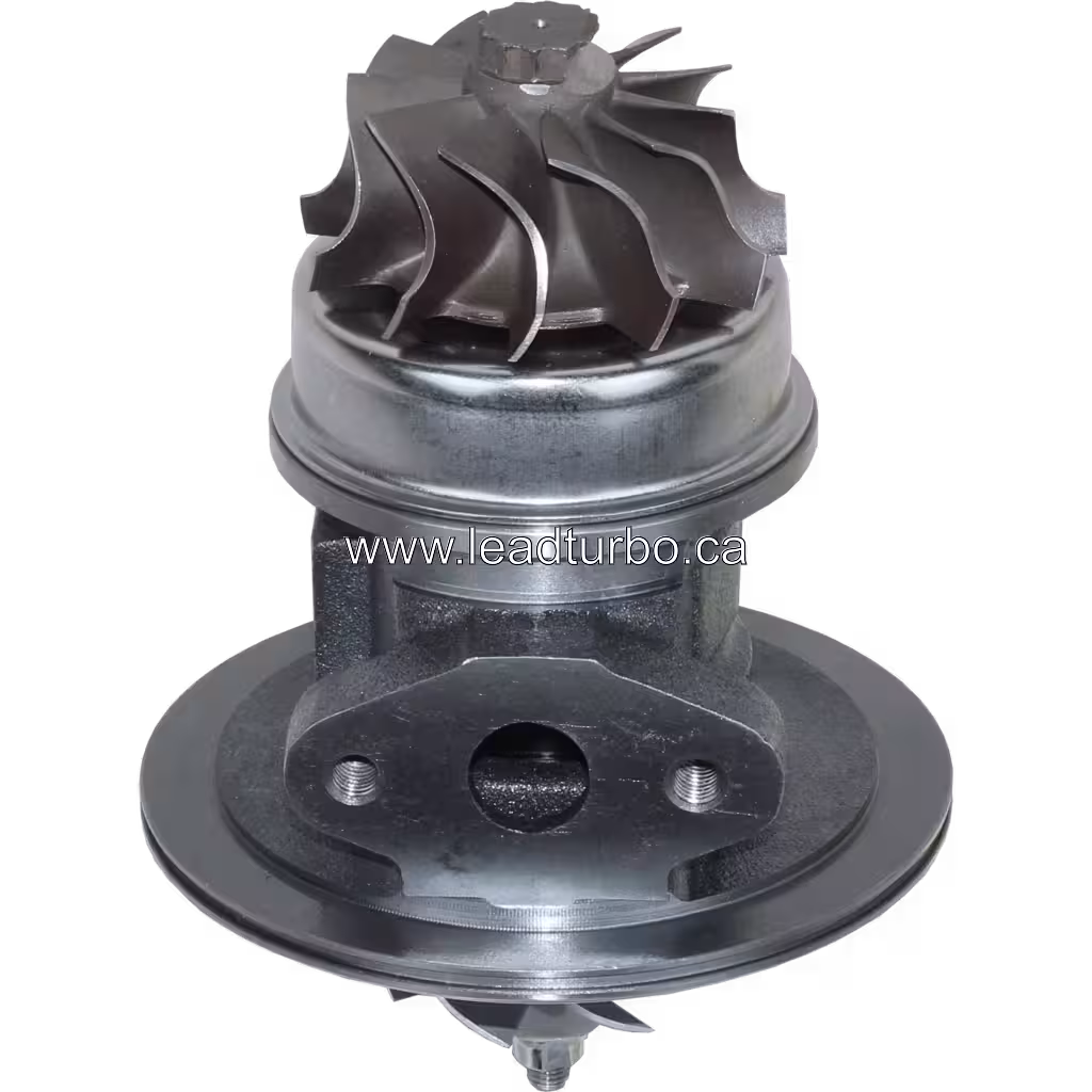 Metallic turbo core with mounting flange and studs for Deutz truck applications