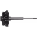 Front view of 3545517 TW turbine wheel with 12 curved blades