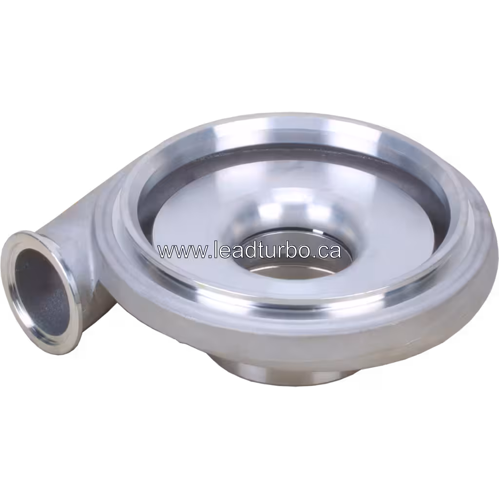 HX55 compressor housing mounting flange and bolt holes