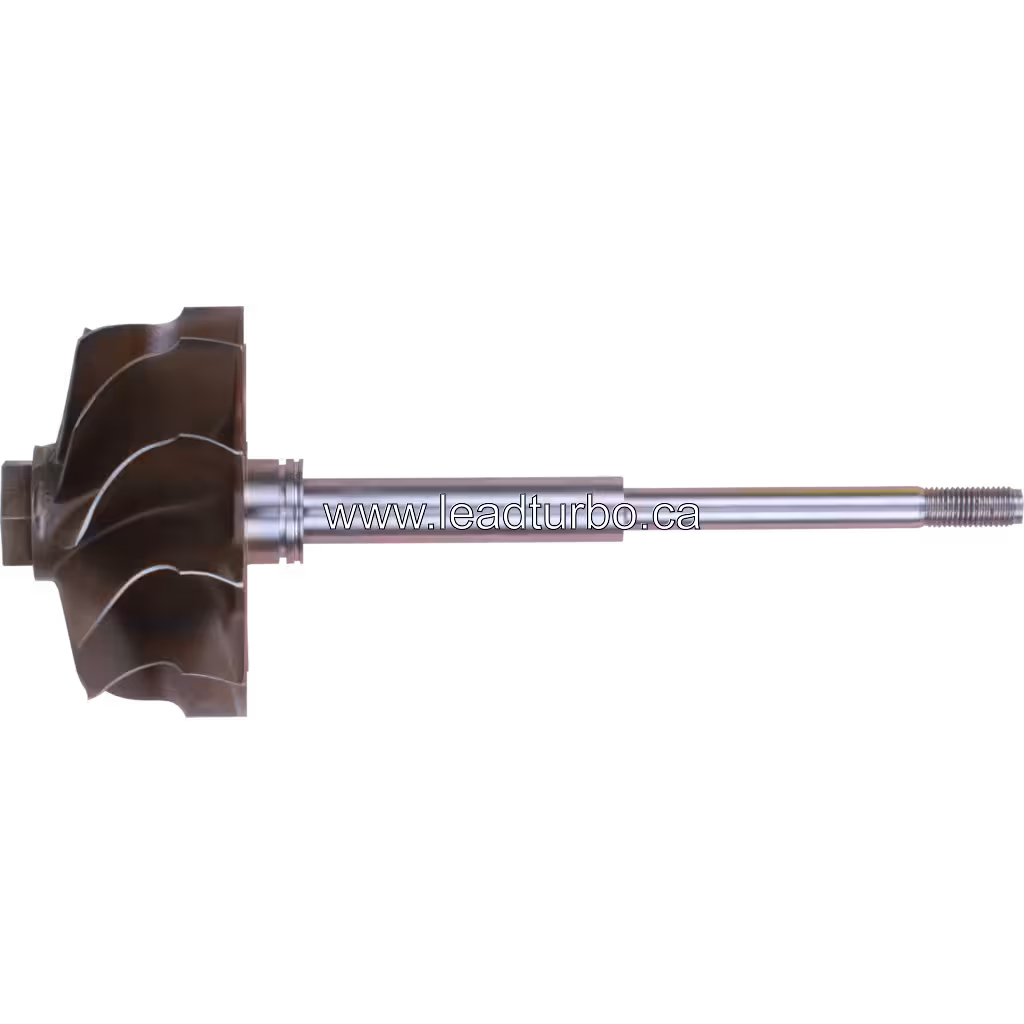 451938-0001-L J96 turbine wheel side profile with shaft