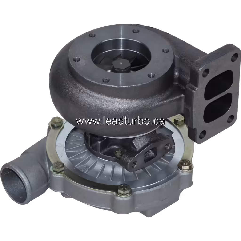 TO4E10 Turbocharger Side View with Actuator