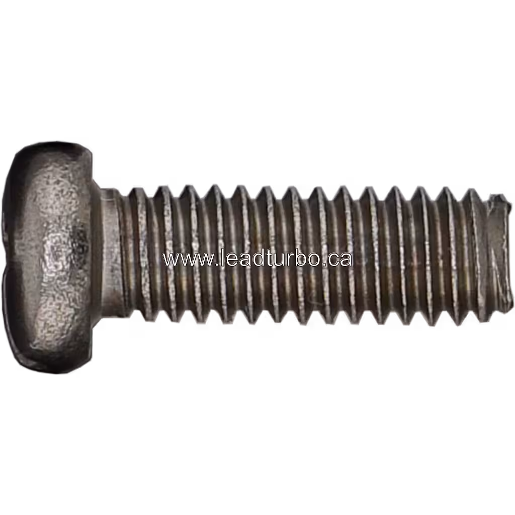 Boulon métallique à tête plate avec finition argentée pour turbocompresseur GTA5008B