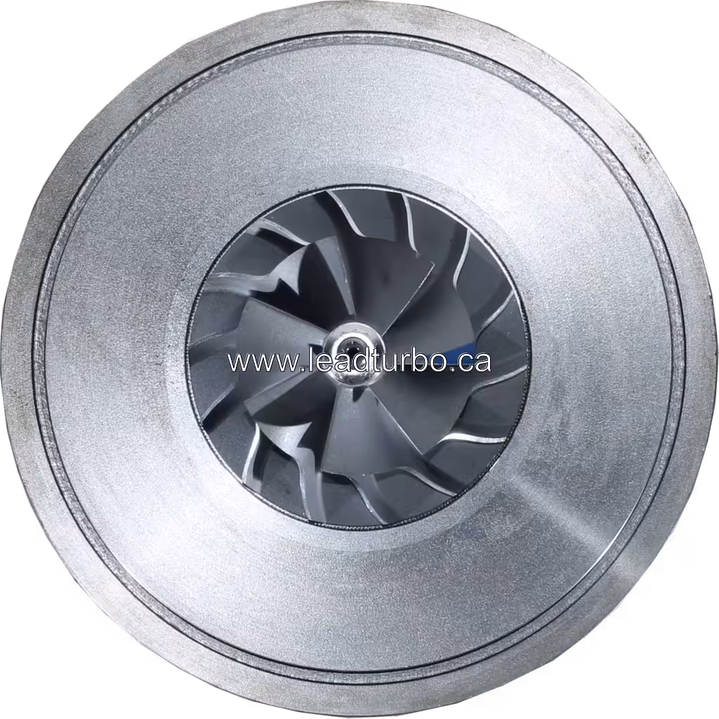 Core de turbocompresseur FOR 53299887113 vue avant avec bride de montage