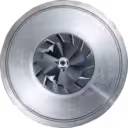 Core de turbocompresseur FOR 53299887113 vue avant avec bride de montage