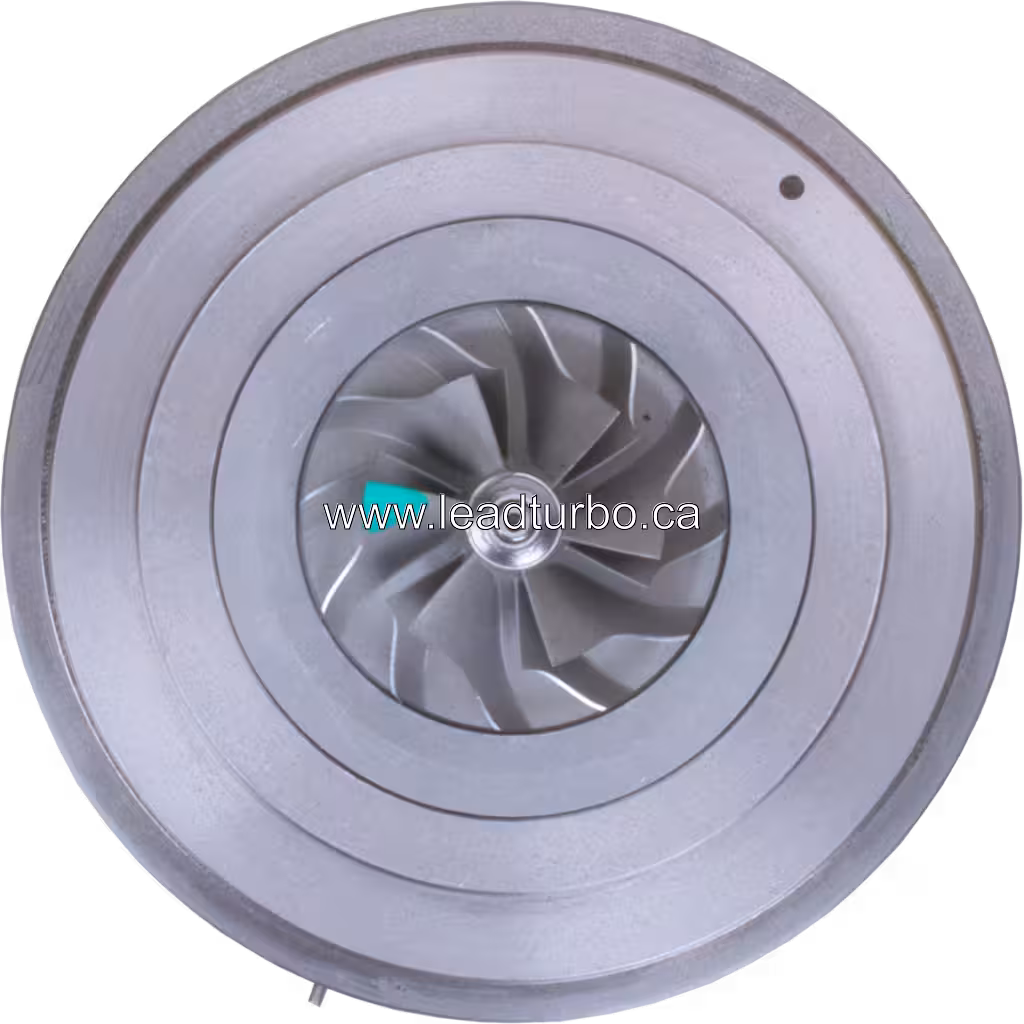 Core de turbocompresseur vue de face