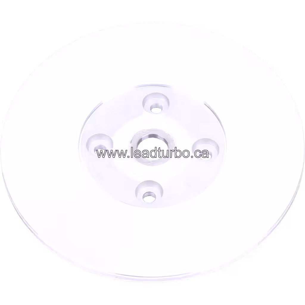 J96 turbocharger back plate front view with central bore