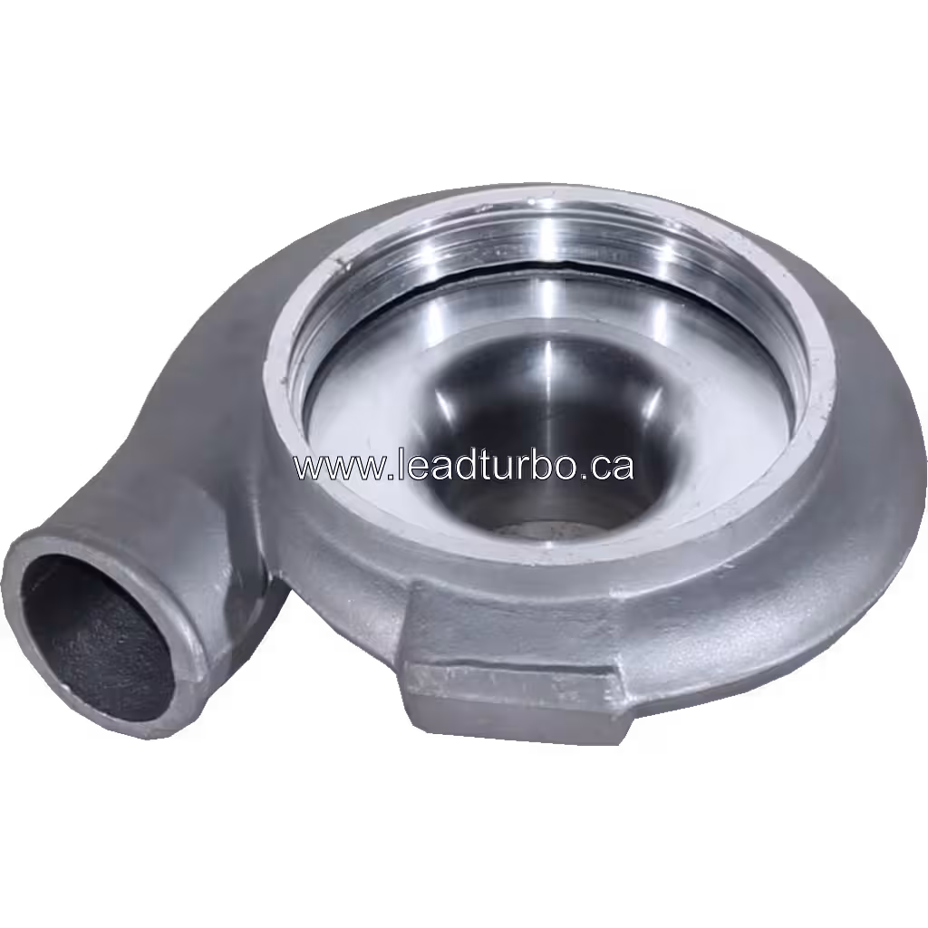 Cast metal compressor housing with side inlet for J96 turbo