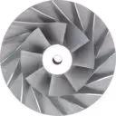 Roue de compresseur 3593181 HX82 pour CUMMINS QSX15, aubes courbées