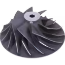 Roue de compresseur 3593181 HX82 vue de dessus, moyeu central et alésage
