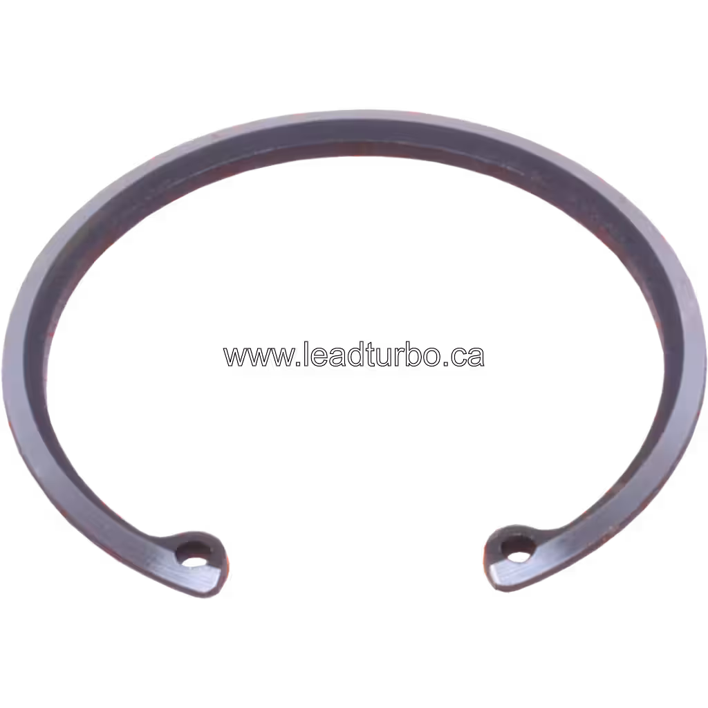 Turbocharger retaining ring close-up