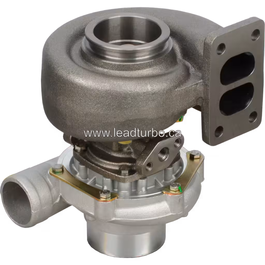 Turbocompresseur 3280555 H1C pour Cummins 4BTA - Remplacement bottom 45 degree view