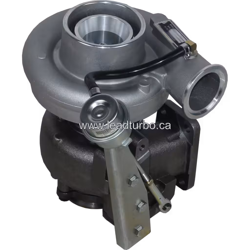 Turbocompresseur 3595159 HX35W pour Cummins 6BTAA 45 degree view