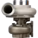 Turbocompresseur 6505-71-5030 KTR110M-432A vue avant avec carter de turbine blanc